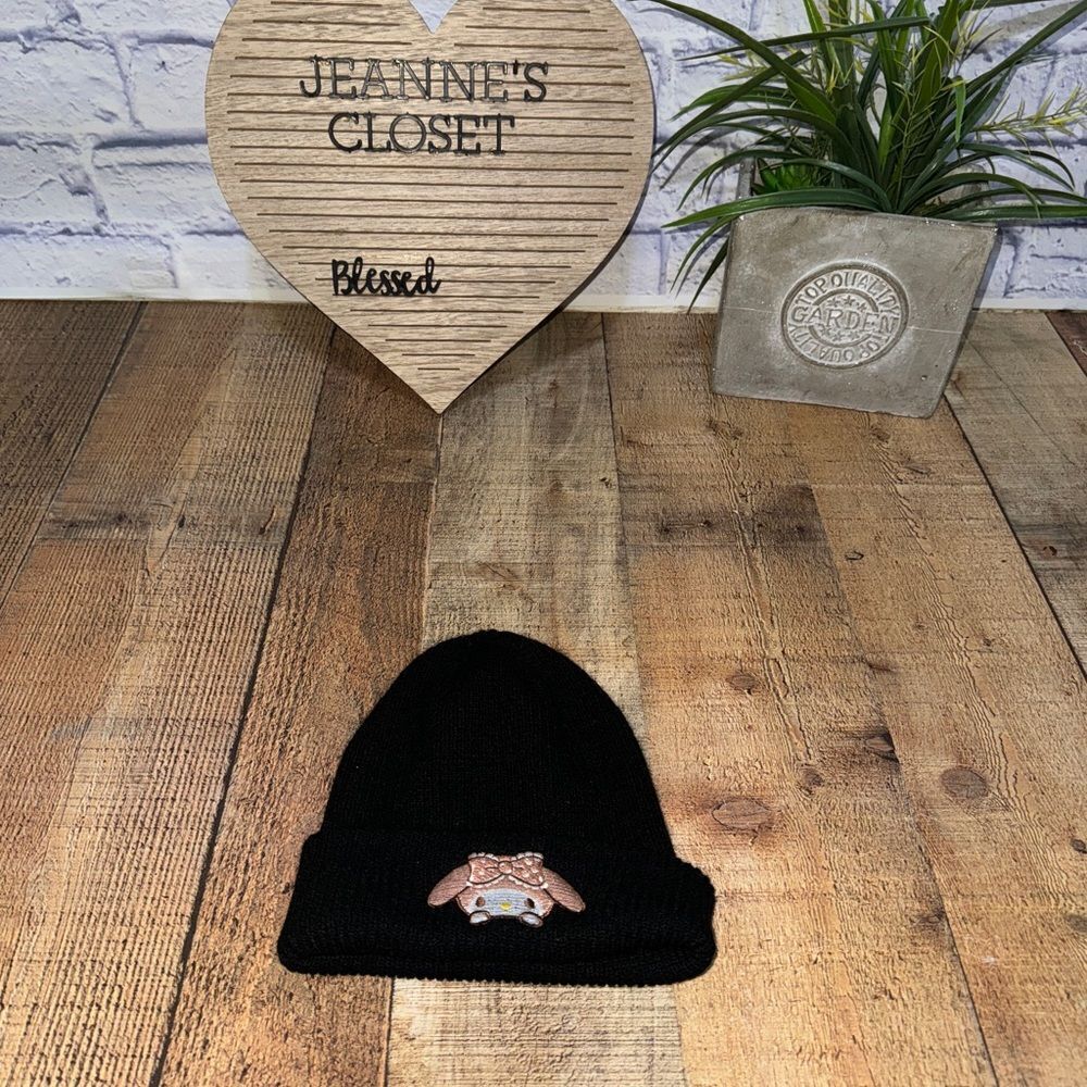 Sanrio Style Kuromi Cinnamoroll Women Knit Beanie Hat Warm Knitted Cap